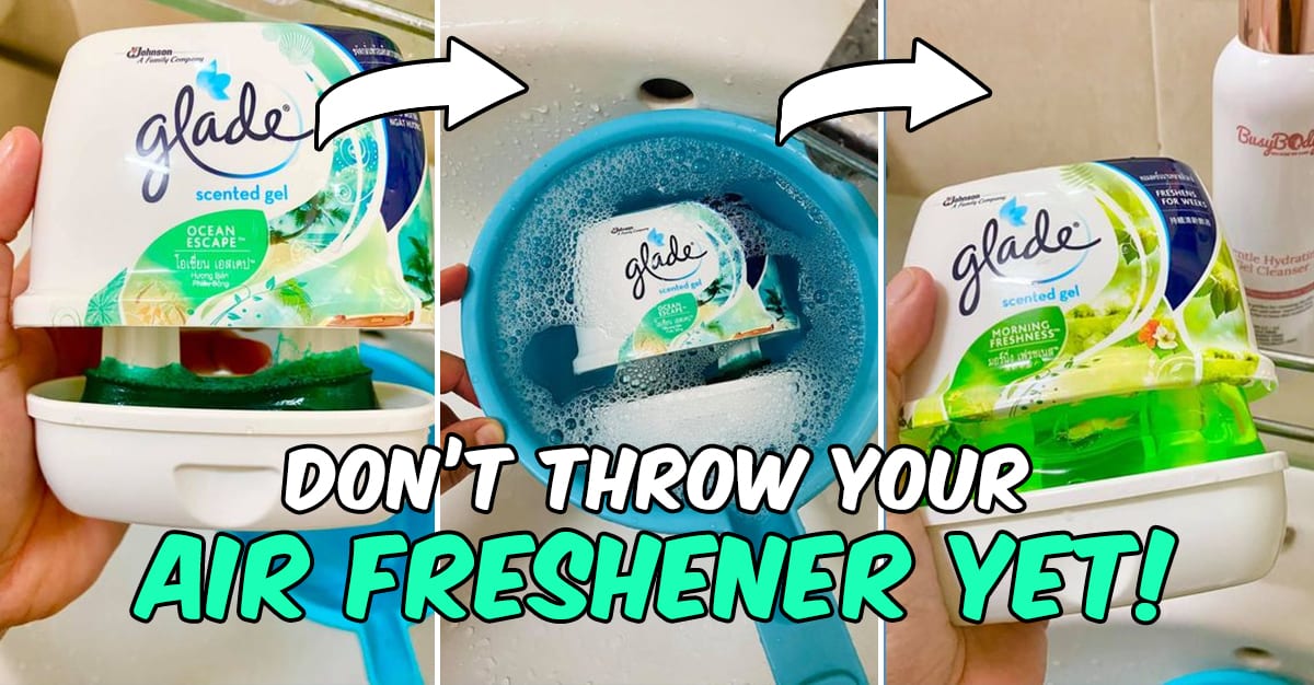 Dont Throw Your Air Freshener Yet You Can Reuse It