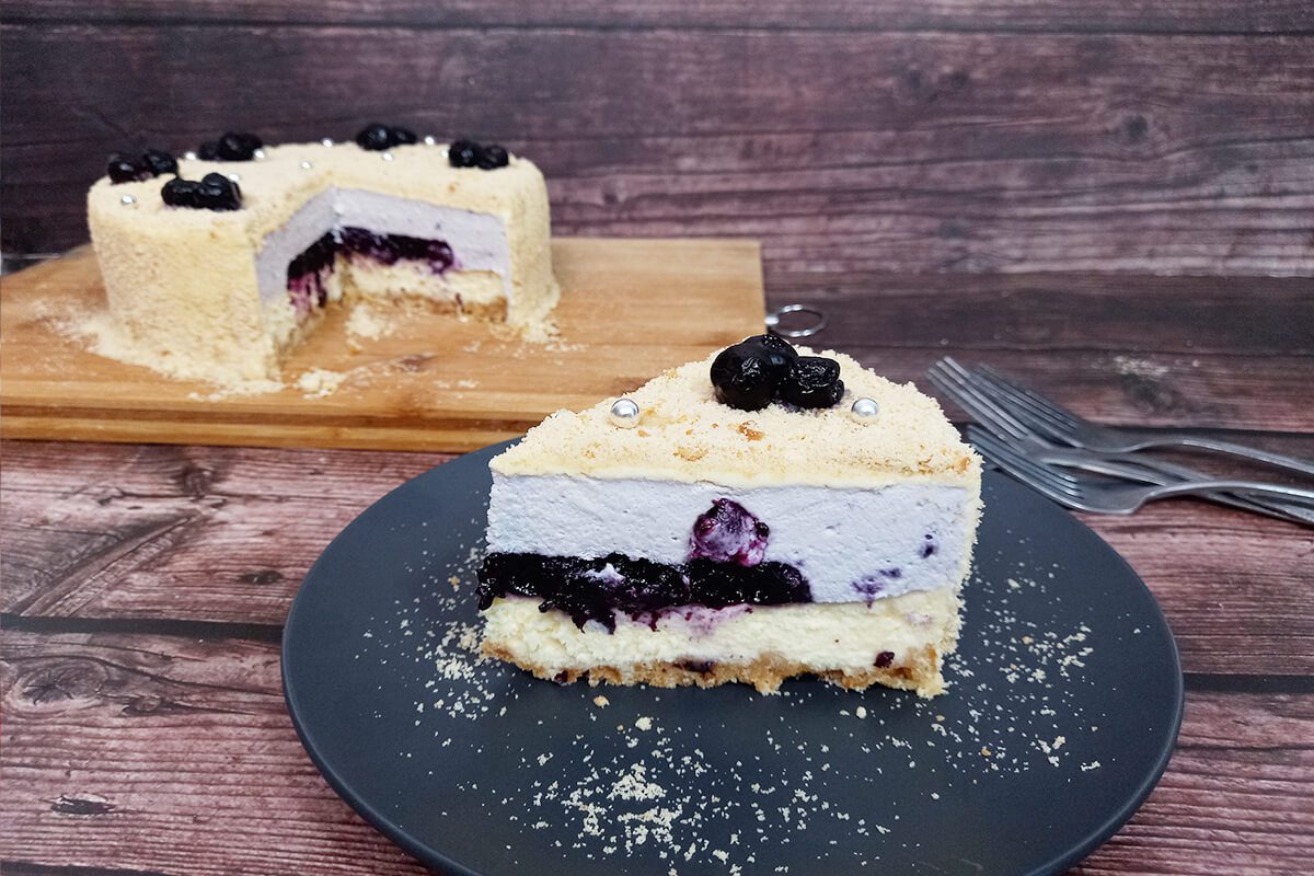 Blueberry Double Fromage Cheesecake Recipe