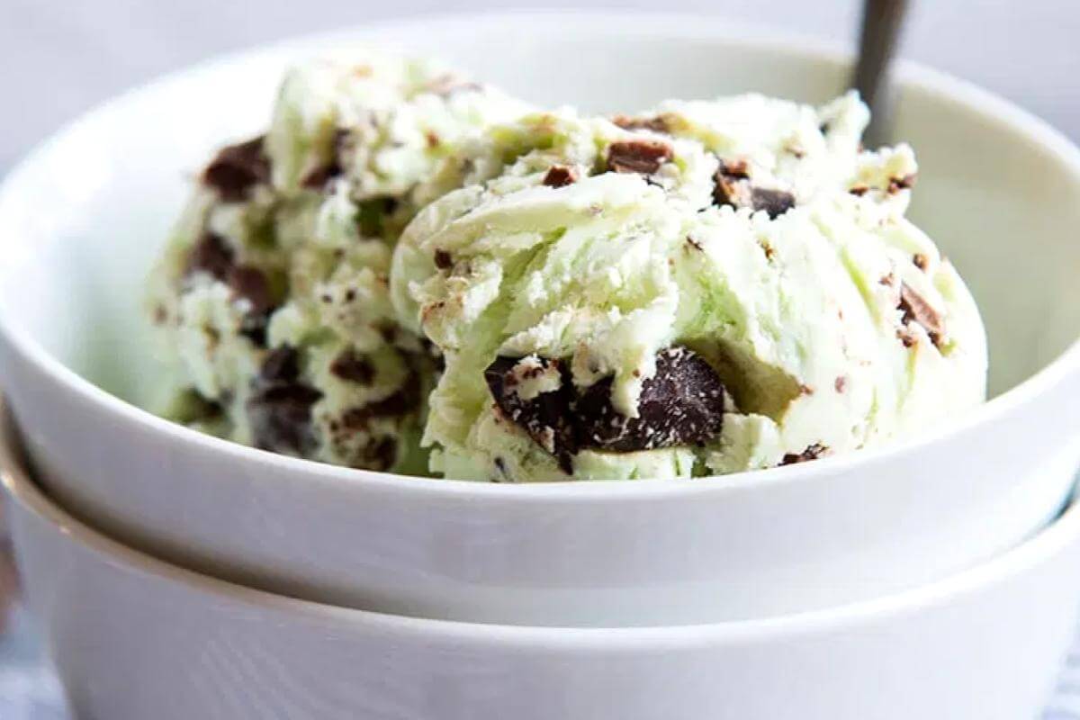 Mint Choco ice cream