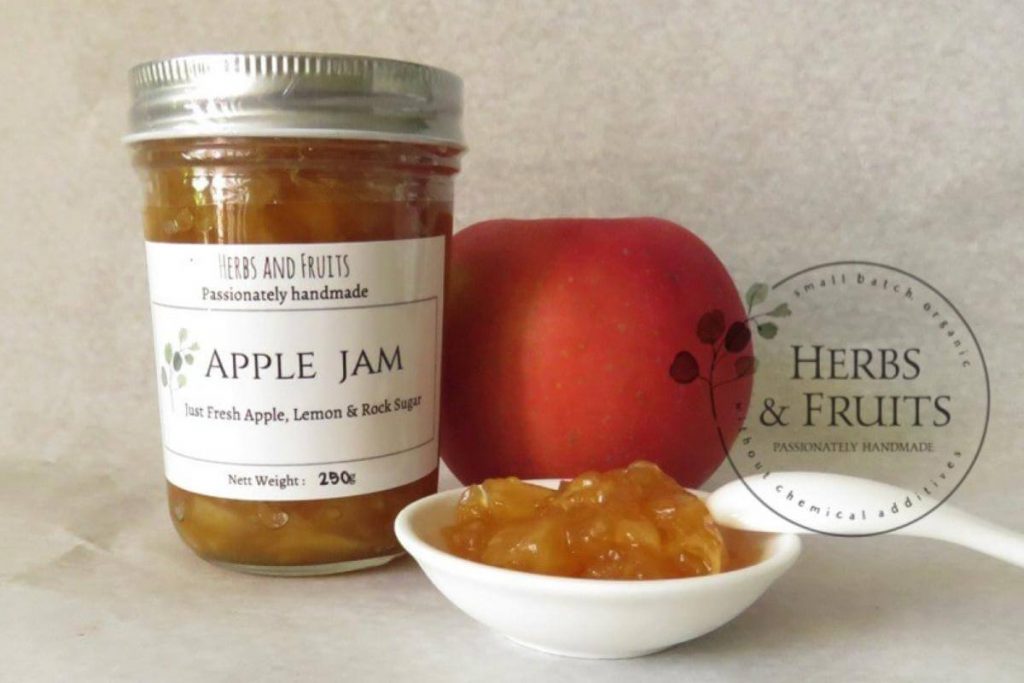 Herbs and Fruits Apple Jam