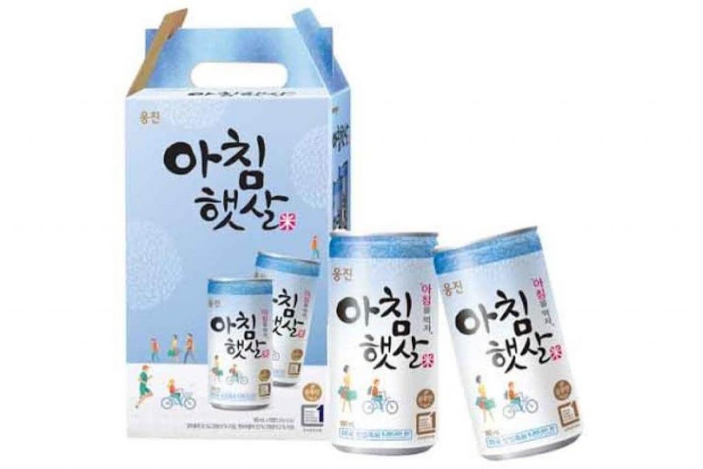 Korean WOONGJIN Achim Haetsal Morning Rice Milk