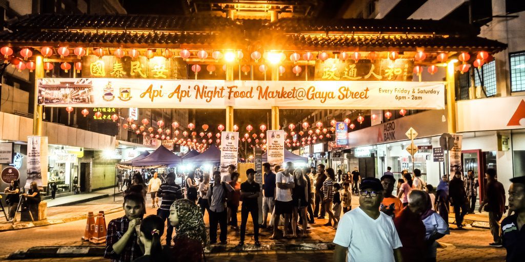 Gaya-Street-Sunday-Market-At-Night